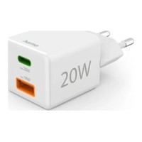 CARGADOR USB GaN HAMA 00201991 20W 1xUSB-C PD 1xUSB-A CARGADOR USB GaN HAMA 00201991 20W 1xUSB-C PD 1xUSB-A