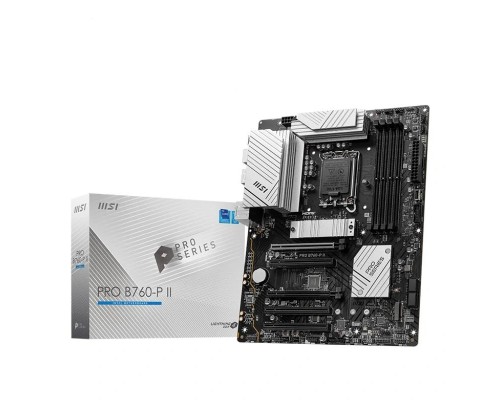 PLACA MSI PRO B760-P II,INTEL,1700,B760,4DDR5,128GB,HDMI+DP,4SATA+2M.2,4USB 3.2+2USB-C,2.5GB,ATX (Espera 4 dias)