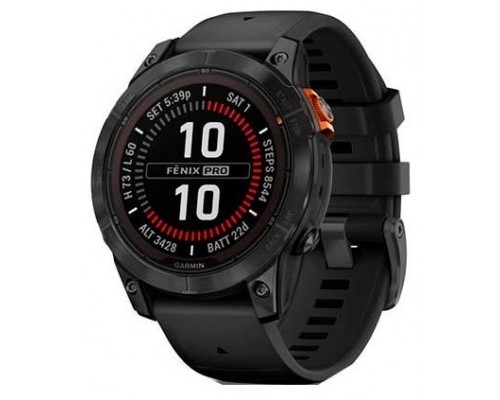 SMARTWATCH GARMIN FENIX 7 PRO SOLAR, GLASS, SLTGRYSS W/BLK BND