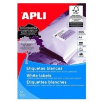 CAJA 500 HOJAS ETIQUETA BLANCA ILC 70X35 01782 APLI (Espera 4 dias)