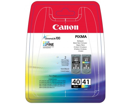 Canon Pack 2 Cartuchos Negro PG40 + Color CL41