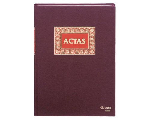 LIBRO DE ACTAS ACTAS FOLIO NATURAL 100 HOJAS NUMERADAS DOHE 09905 (Espera 4 dias)