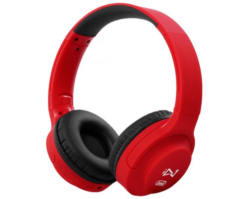 AURICULARES ESTÉREO DIGITAL TREVI  CON MICRÓFONO 1,2 M CABLE DJ 601 M ROJO