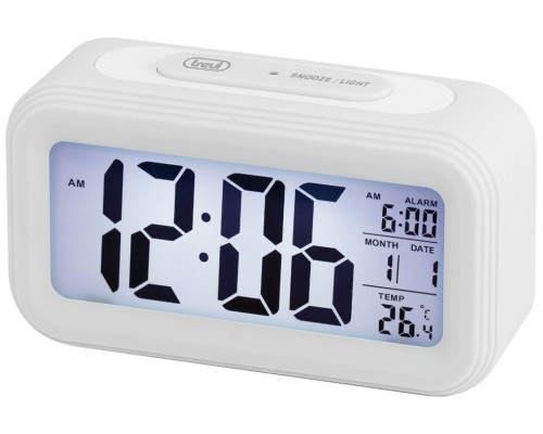 RELOJ DIGITAL CON ALARMA Y TERMÓMETRO TREVI SL 3068 S BLANCO