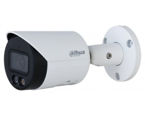 (DH-IPC-HFW2449SP-S-IL-0280B) DAHUA CÁMARA IP BULLET LITE WIZSENSE SERIE 2 4MP CON INTELIGENCIA ARTIFICIAL FULL-COLOR PAL LED IR & LUZ BLANCA 2.8MM 2ª GEN POE (Espera 4 dias)