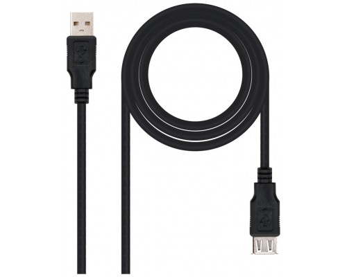 CABLE USB 2.0 TIPO AM-AH NEGRO 3.0 M NANOCABLE