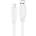 NANOCABLE CABLE USB 2.0 3A, TIPO USB-C/M-A/M, BLANCO, 0.5 M NANOCABLE CABLE USB 2.0 3A, TIPO USB-C/M-A/M, BLANCO, 0.5 M