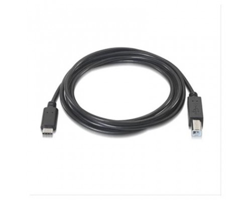 CABLE USB 2.0 IMPRESORA 3A TIPO USB-CM-BM NEGRO 1.0M