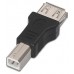 Nanocable - Adaptador USB 2.0 - conexion USB-A/H a B/M