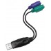 ADAPTADOR 2XPS/2-H A USB(A)-M NANOCABLE 15CM NEGRO
