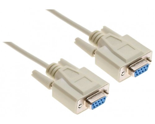 Nanocable - Cable serie NULL MODEM DB9/H A DB9/H 1.8M