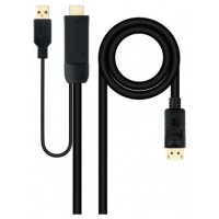 Cable Conversor HDMI 2.0 a DisplayPort V1.2, 1.8 m,