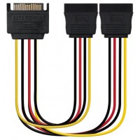 CABLE SATA ALIMENTACION SATAM 2XSATAH 20 CM NANOCABLE