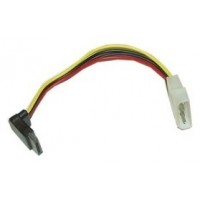 Nanocable Cable SATA acodado, Molex M-SATA/H, 16cm