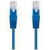 CABLE RED LATIGUILLO RJ45 CAT.6 UTP AWG24 AZUL 1.0 M