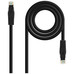 NANOCABLE Cable de red latiguillo RJ45 LSZH Cat.6A UTP AWG24, Negro, 0.5m, 0,5 m, Cat6a, U/UTP (UTP), RJ-45, RJ-45, Negro