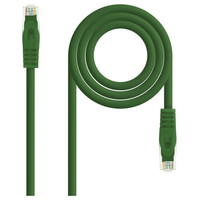 NANOCABLE Cable de red latiguillo RJ45 LSZH Cat.6A UTP AWG24, Verde, 0.5m, 0,5 m, Cat6a, U/UTP (UTP), RJ-45, RJ-45, Verde