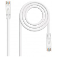 CABLE DE RED LATIGUILLO RJ45 UTP CAT6A AWG24 LSZH 0.25 M BLANCO NANOCABLE (Espera 4 dias)