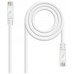 CABLE DE RED LATIGUILLO RJ45 UTP CAT6A AWG24 LSZH 0.25 M BLANCO NANOCABLE (Espera 4 dias)