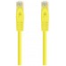 CABLE DE RED LATIGUILLO RJ45 UTP CAT6A AWG24 LSZH 0.25 M AMARILLO NANOCABLE (Espera 4 dias)