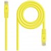 CABLE DE RED LATIGUILLO RJ45 UTP CAT6A AWG24 2 M AMARILLO NANOCABLE (Espera 4 dias)