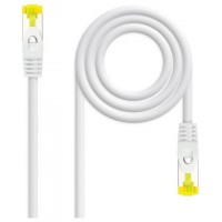 CABLE RED LATIGUILLO RJ45 CAT.6A LSZH SFTP AWG26, 0.30M BLANCO NANOCABLE (Espera 4 dias)