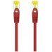 CABLE DE RED LATIGUILLO RJ45 SFTP CAT6A AWG26 0.5 M ROJO NANOCABLE (Espera 4 dias)