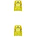 CABLE DE RED LATIGUILLO RJ45 SFTP CAT6A AWG26 0.5 M AMARILLO NANOCABLE (Espera 4 dias)