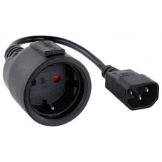 CABLE ADAPTADOR C14/M a CEE7/H 16A 50CM 10.22.0902