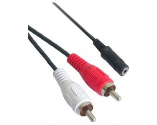 CABLE AUDIO ESTEREO 3.5H-2XRCAM 1.5 M NANOCABLE