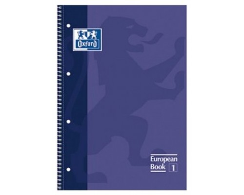 Oxford Europeanbook 1 cuaderno y block A4 80 hojas Púrpura (MIN5) (Espera 4 dias)