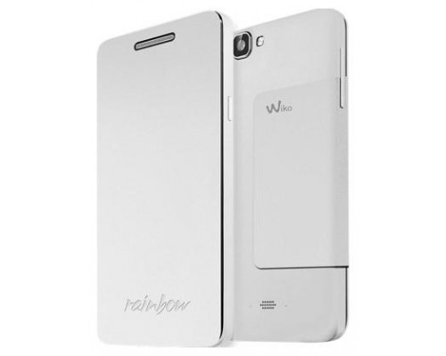 Funda Smartphone Con Tapa Wiko 101709 Rainbow Blanco