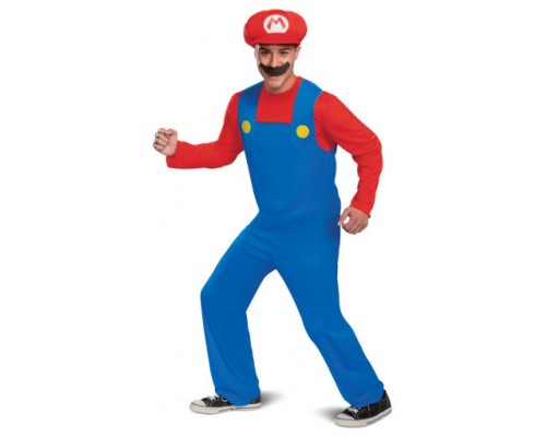 DISFRAZ MARIO CLÁSICO, TALLA XL: (42-46) DISGUISE 108459D (Espera 4 dias)