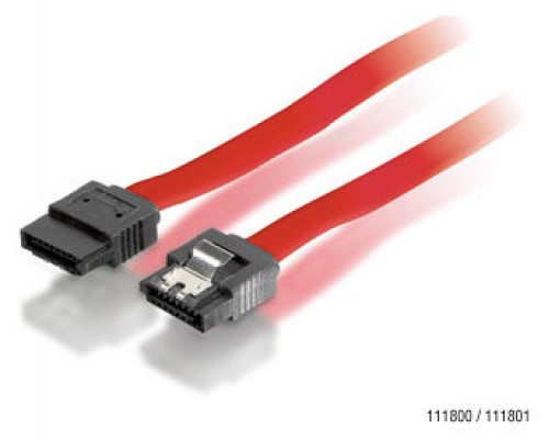 Cable Serial Ata Equip 0.5m Con Clip De Seguridad