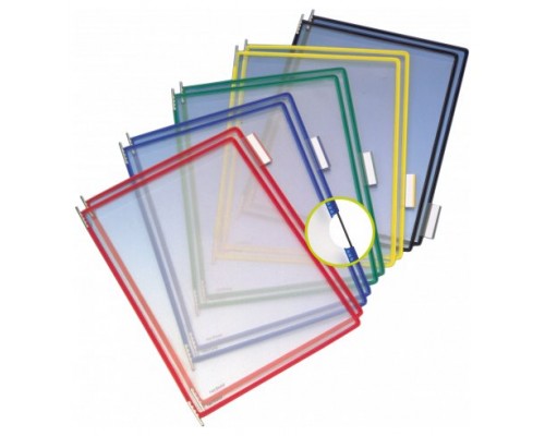 PACK DE 10 FUNDAS CON PIVOTES A4 VERTICAL COLOR SURTIDO TARIFOLD 114009 (Espera 4 dias)