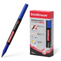 MARCADOR PERMANENTE P-100 AZUL ERICH KRAUSE 12842 (MIN12) (Espera 4 dias)