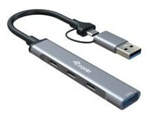 HUB USB-C EQUIP 128969 A 1xUSB-A 3xUSB-C ADAPTADOR HUB USB-C EQUIP 128969 A 1xUSB-A 3xUSB-C ADAPTADOR