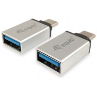 ADAPTADOR USB-C MACHO A USB 3.0 TIPO A HEMBRA ( PACK 2