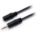 CABLE AUDIO MINI JACK 3.5MM MACHO-HEMBRA 2.5METROS