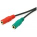 Cable Duplicador Audio Jack 3.5mm 1 Macho A Dos