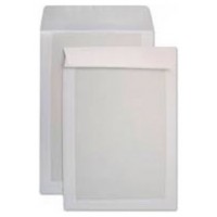 CAJA 125 BOLSAS DIN C4 (229X324) RESPALDO DE CARTÓN 450 G. OFFSET BLANCO 100 GRS. CARTOSAM RESPALDO CARTÓN AUTOADHESIVO TIRA SILICONA SAM 149070 (Espera 4 dias)