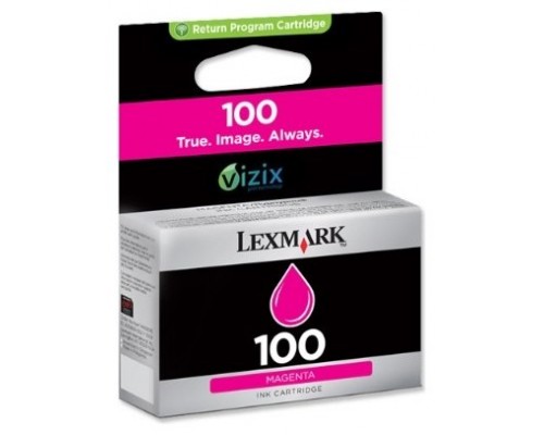 LEXMARK S/305/405/505/605 PRO/205/705/805/905 Cartucho de tinta Magenta Retornable nº100