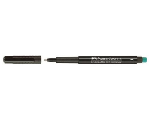 MARCADOR PERMANENTE MULTIMARK PUNTA FINA NEGRO FABER CASTELL 151399 (MIN10) (Espera 4 dias)