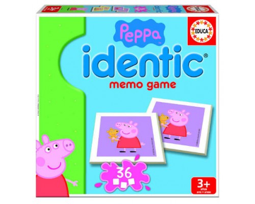 JUEGO IDENTIC PEPPA PIG +3 AÑOS EDUCA BORRAS 16227 (Espera 4 dias)