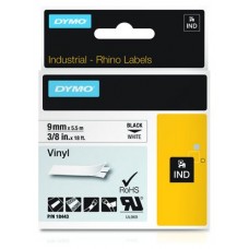 CINTA ROTULADORA RHINOPRO VINILO BLANCO 9MM.X5,5M. DYMO 18443 (Espera 4 dias)