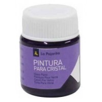 PINTURA PARA CRISTAL AL AGUA CA-05 VIOLETA. 25ML LA PAJARITA 189271 (Espera 4 dias)