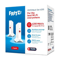 Fritz!Repeater Mesh Set 4200 2-pk WiFi6 Fritz!Repeater Mesh Set 4200 2-pk WiFi6