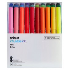 Cricut Infusible Ink rotulador Fino Negro, Azul, Coral, Fucsia, Verde, Gris, Verde claro, Lila, Menta, Marina, Naranja, Púrpura, Rojo, Rosa, Violeta, Amarillo 30 pieza(s) (Espera 4 dias)