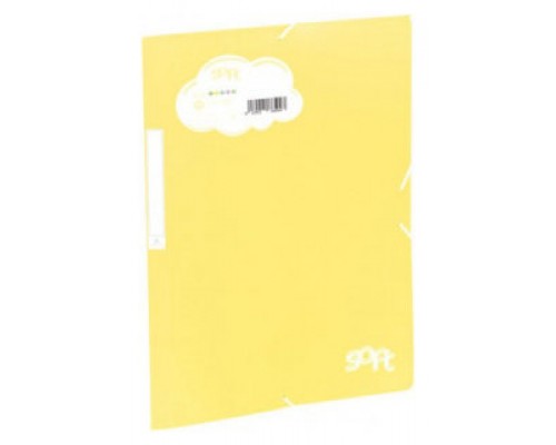 CARPETA SOLAPAS SOFT POLIPROPILENO C/ETIQUETA Y GOMA AMARILLO CARCHIVO 20160120 (Espera 4 dias)