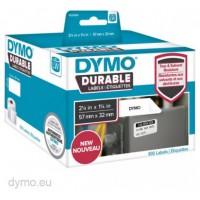 ROLLO 800 ETIQUETAS PLASTICAS LW DURABLE 57MM X 32MM DYMO 2112289 (Espera 4 dias)